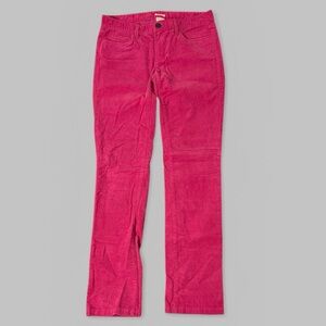 J. Crew Hot Pink Corduroy Matchstick Jeans